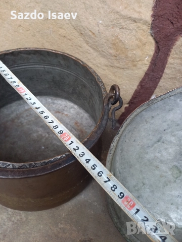 медни котли и тава , снимка 12 - Антикварни и старинни предмети - 52865698