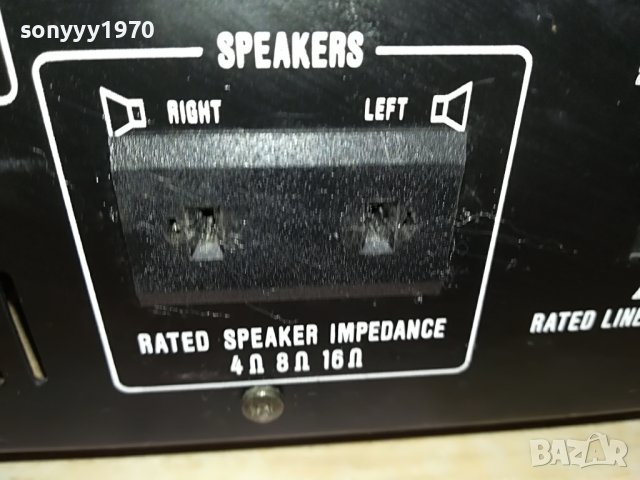 SHARP 1122H STEREO AMPLIFIER-MADE IN JAPAN 0508221102, снимка 8 - Ресийвъри, усилватели, смесителни пултове - 37602461