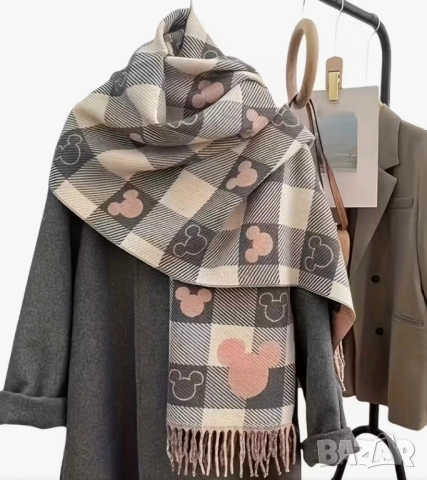 Нови красиви и елегантни дамски шалове, снимка 4 - Шалове - 52291768