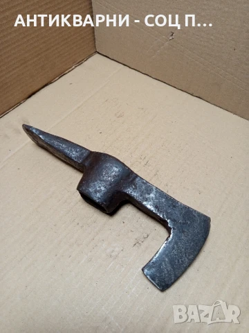 Соц Стара Ръчно Кована Киркобрадва Тегло 1.800кг., снимка 3 - Антикварни и старинни предмети - 51370728