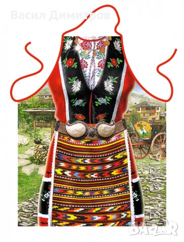 Нови забавни и интересни престилки за готвене с български мотиви – 9 различни модела, снимка 1