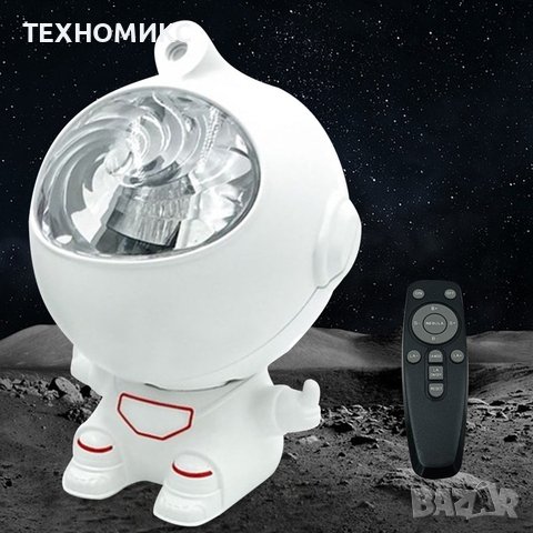 Астронавт звезден проектор, Нощна лампа за деца, снимка 9 - Настолни лампи - 44071555