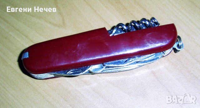 ПРОДАВАМ  ЧИСТО  НОВ  СГЪВАЕМ  АРМЕЙСКИ   УНИВЕРСАЛЕН   НОЖ   ЗА  25 лв.                       НОЖ  , снимка 6 - Ножове - 42939271