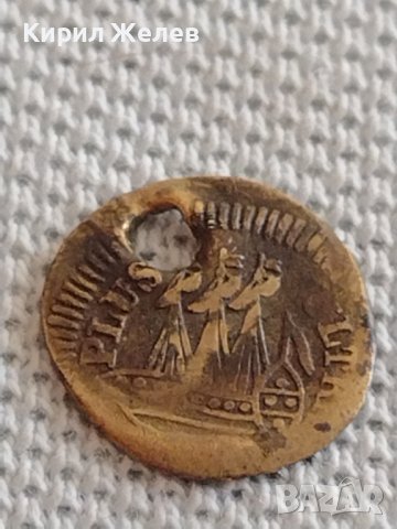 Стар КОРАБЕН ЖЕТОН над стогодишен рядък бронз мед за КОЛЕКЦИОНЕРИ 42477, снимка 2 - Нумизматика и бонистика - 43906658