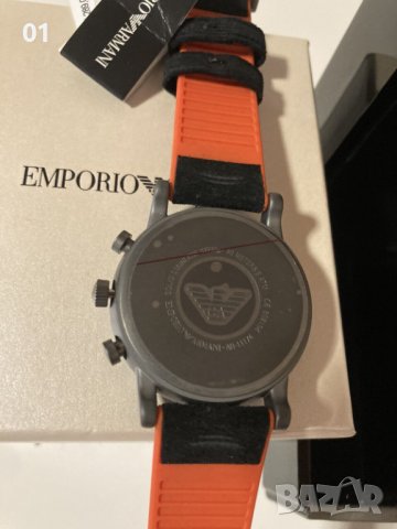 Нов оригинален EMPORIO ARMANI часовник пълен комплект, снимка 6 - Мъжки - 43435606
