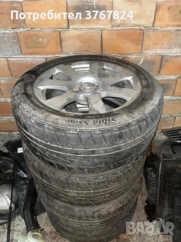 Продавам джанти 17-ки със зимни гуми за Мерцедес, снимка 2 - Гуми и джанти - 53573798