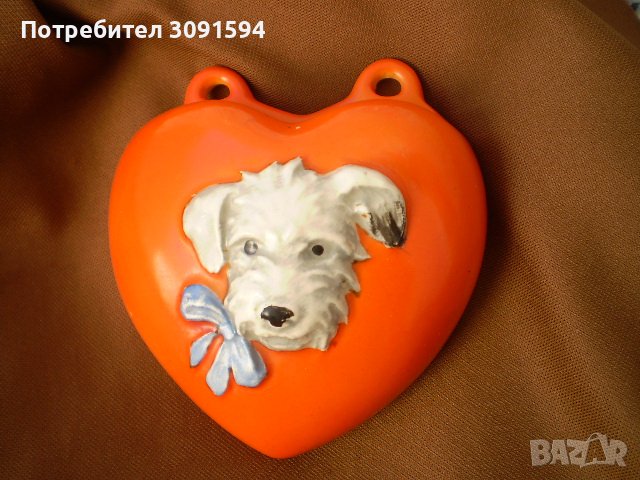 Рядка находка ваза сърце с куче много рядка Hummel Goebel, снимка 8 - Антикварни и старинни предмети - 40246473