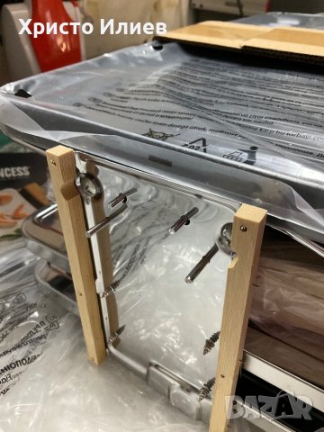 Princess грил раклет скара барбекю с бамбукова рамка и 8 тигана 1200 W, снимка 13 - Скари - 39950157