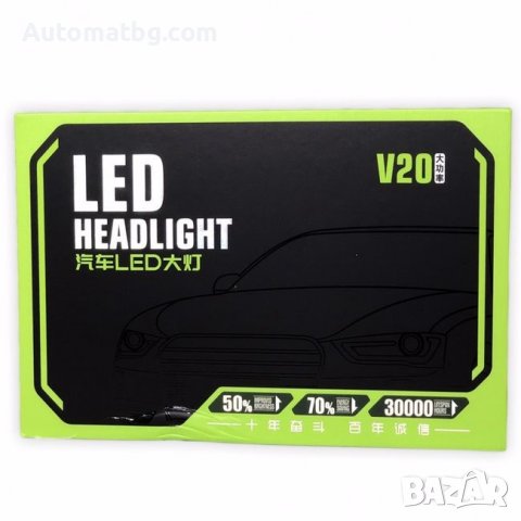 Комплект LED крушки Automat, H1, 70w, CANBUS, снимка 3 - Аксесоари и консумативи - 36862404