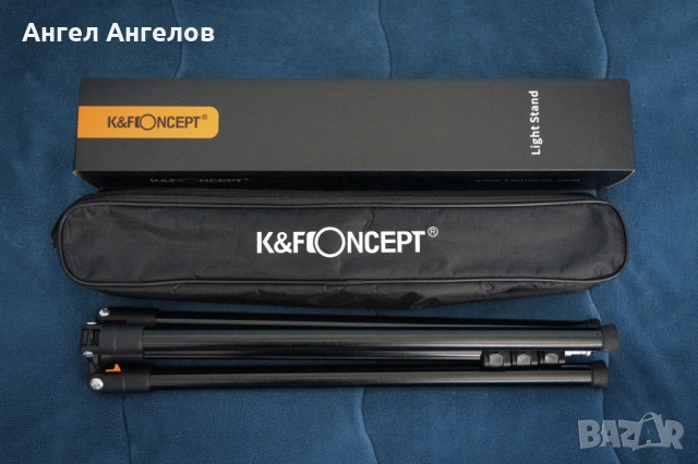 Комплект софтбокс Godox SGGV8080 + статив K&F Concept, снимка 6 - Чанти, стативи, аксесоари - 53442314