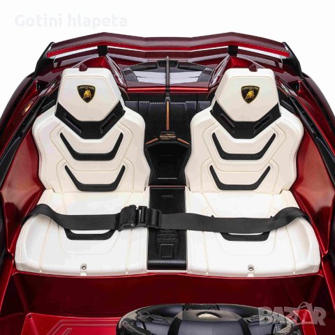 Акумулаторен Двуместна КОЛА Lamborghini SIAN 4X4 24V батерия,MP4 плейър, с меки гуми, снимка 13 - Детски велосипеди, триколки и коли - 43675180