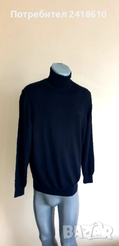 Hugo Boss Wool Knit Turtleneck Mens Size L  ОРИГИНАЛ! Мъжко Вълнено Поло!, снимка 13 - Пуловери - 52592796