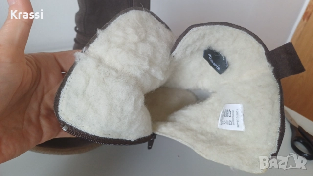 Кафяви боти Tamaris 37, снимка 4 - Дамски боти - 52024125