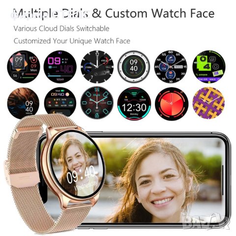 Смарт часовник STELS LS29, Водоустойчив IP68, 1.32 инчов HD Full touch, снимка 7 - Смарт часовници - 40249255