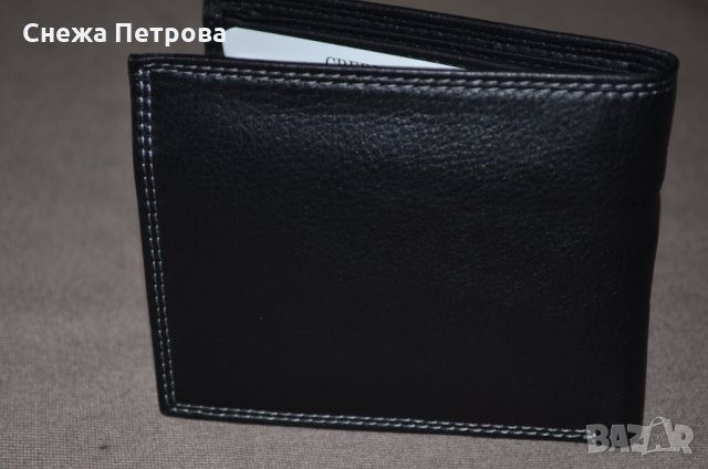 Style N Craft 300796-BL хоризонтален кожен портфейл, снимка 5 - Портфейли, портмонета - 26686117