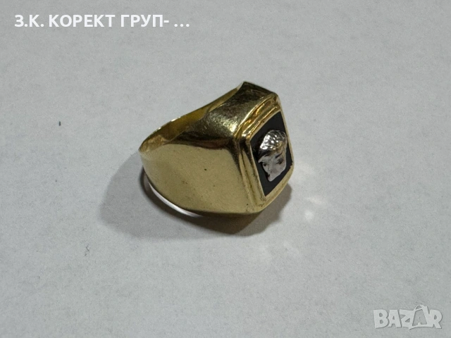 Златен пръстен 14К, снимка 3 - Пръстени - 53038011