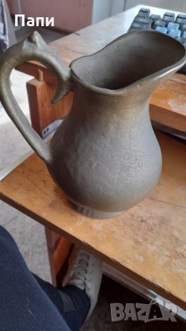 Бронзова каничка от царско време, снимка 3 - Антикварни и старинни предмети - 33572008