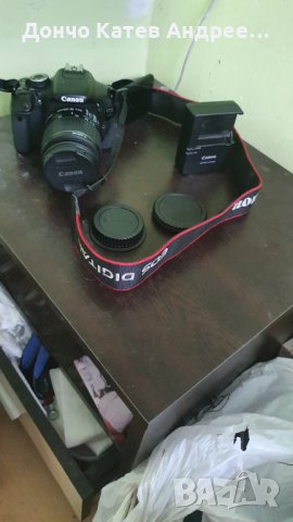Продавам DSLR фотоапарат КАНОН EOS 600D +18 55III 18.0 EPx