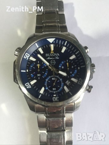 BULOVA MARINE STAR Хронограф, снимка 2 - Мъжки - 34729556