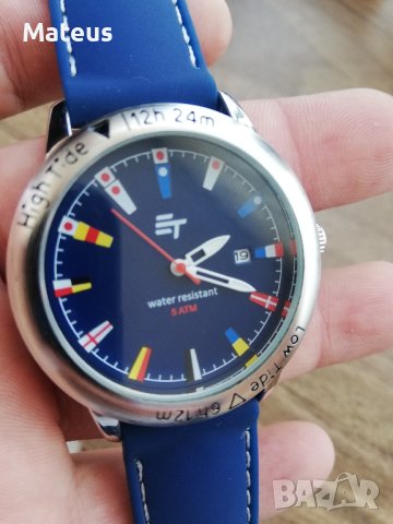 Часовник с морски акцент, снимка 2 - Мъжки - 43476651