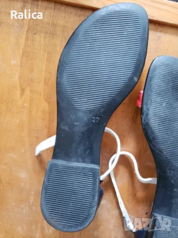 Сандали естествена кожа с тънки каишки, снимка 7 - Сандали - 47379899