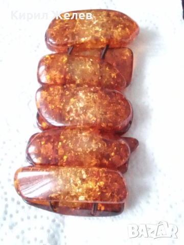 Гривна кехлебарена разтегливи 53794, снимка 6 - Гривни - 53517074