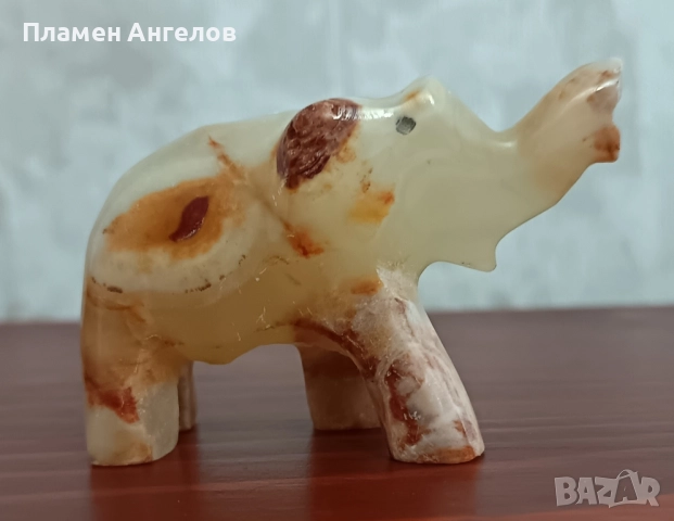 Фугурка-слон от мраморен оникс