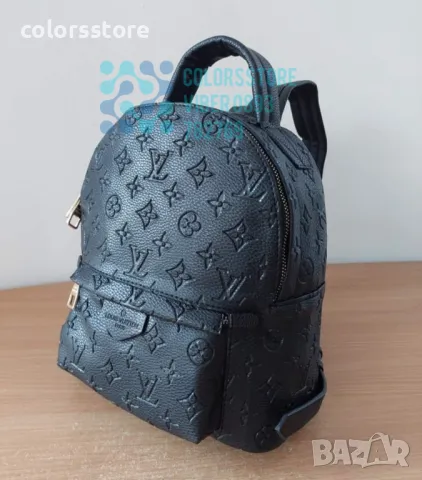 Черна раница  Louis Vuitton-SG70kt, снимка 2 - Раници - 46556971