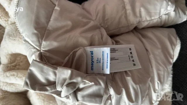 Двулицево зимно яке с качулка Mayoral, снимка 4 - Бебешки якета и елеци - 48303460