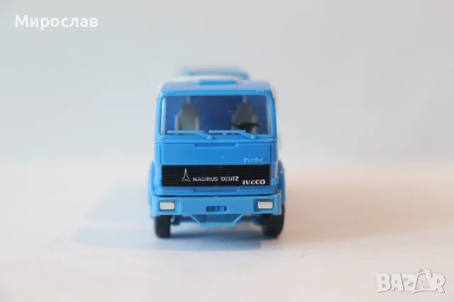 HERPA 1:87 H0 IVECO MAGIRUS ЦИСТЕРНА КАМИОН МОДЕЛ, снимка 4 - Колекции - 50496454