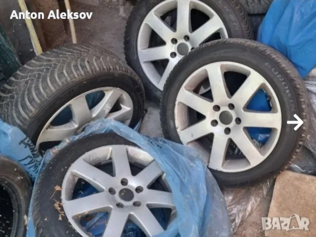 Джанти 17 с чисто нови зимни гуми.., снимка 2 - Гуми и джанти - 48300244