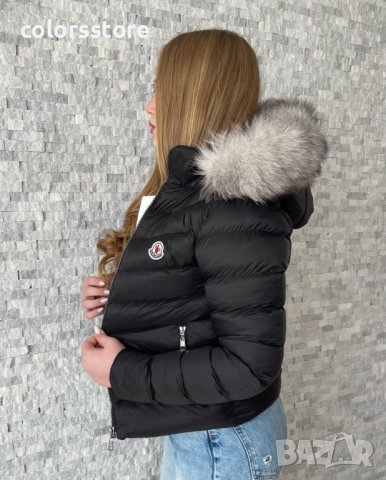 Черно зимно яке Монклер-черен мат код IM-F123