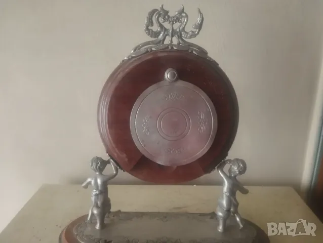 Настолен часовник в бароков стил, снимка 7 - Антикварни и старинни предмети - 48627616