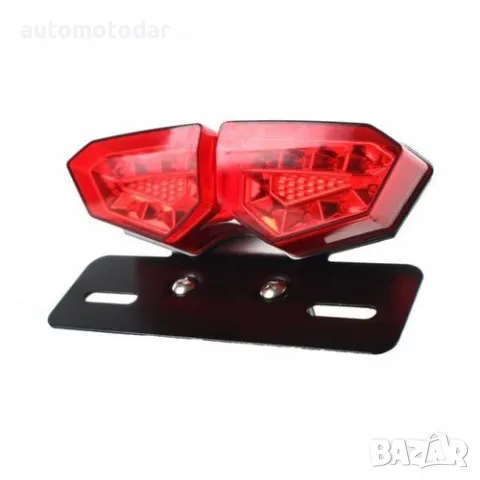 Стоп за мотор скутер с габарит мигачи, снимка 4 - Аксесоари и консумативи - 48844773