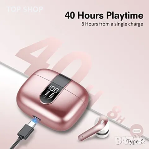 Нови Безжични слушалки Спортни с кутия за зареждане Earbuds за музика, снимка 3 - Bluetooth слушалки - 49451120