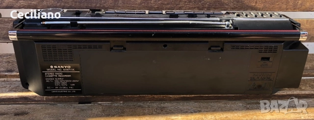 Радиокасетофон Sanyo MW-711K, снимка 10 - Радиокасетофони, транзистори - 52927144