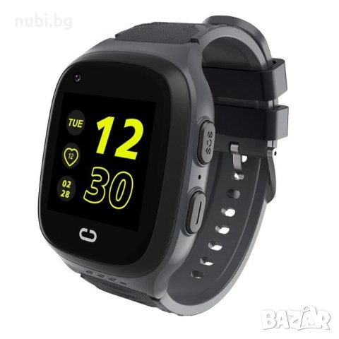 Детски Смарт часовник NUBI LT31, 4G, Сим карта и камера, GPS+LBS+Wi-Fi Tracking, Черен, снимка 1 - Смарт гривни - 43300357