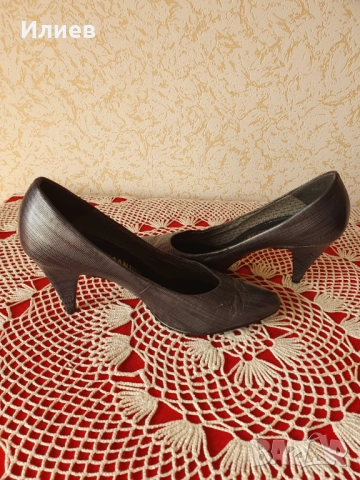 Salamander-стил и комфорт в сиво, снимка 6 - Дамски обувки на ток - 52203714