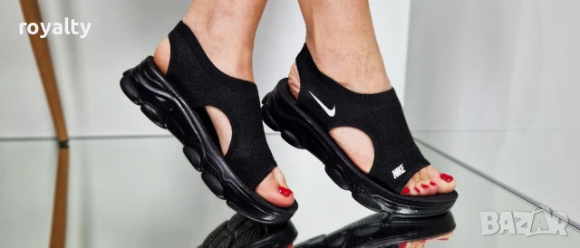 Nike черни дамски сандали , снимка 2 - Сандали - 51224446