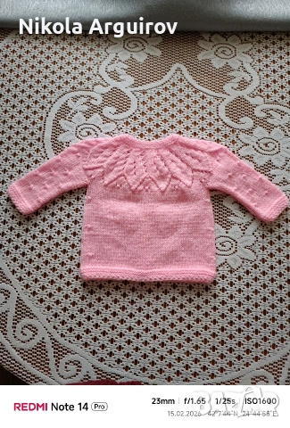 бебешка жилетка , снимка 2 - Жилетки и елечета за бебе - 53483307