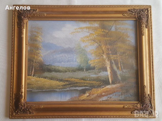 Майсторски пейзаж масло, платно