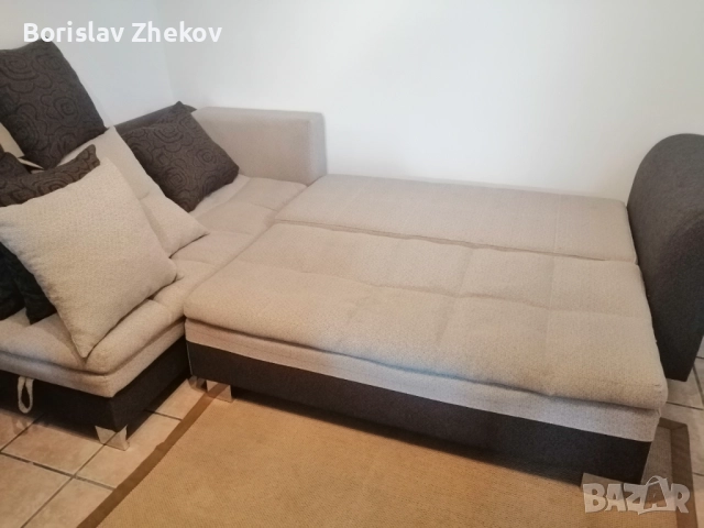 Ъглов диван / легло с ракла, снимка 5 - Дивани и мека мебел - 51705521