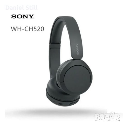 Стерео Безжични Bluetooth слушалки SONY WH-CH520B, снимка 2 - Bluetooth слушалки - 43412062