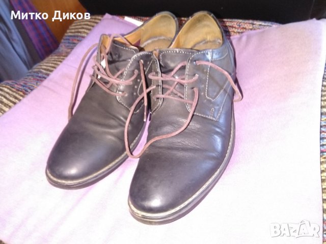 Обувки маркови на Clarks естествена кожа №41 стелка 255мм, снимка 1 - Ежедневни обувки - 39742135