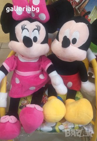 50см! Плюшени играчки на Мики и Мини Маус (Mickey, Minnie Mouse) в ...