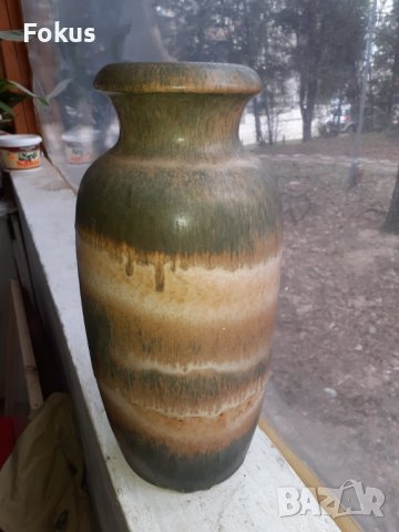 Страхотна голяма ваза немска керамика Scheurich Keramik, снимка 5 - Антикварни и старинни предмети - 39827228