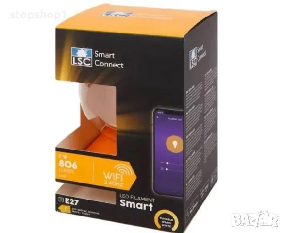 SMART CONNECT LSC LED КРУШКА е27 7вата 806 лумена 