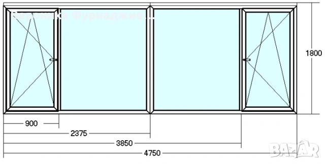 PVC ДОГРАМА Tissen