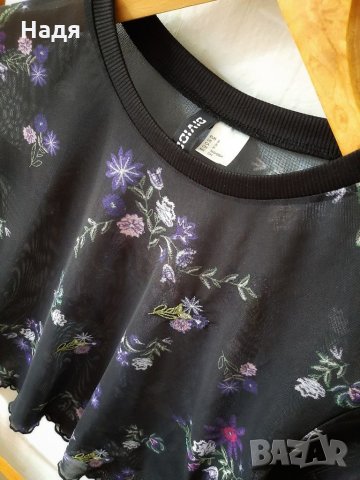 Прозираща блуза H&M, снимка 2 - Други - 33392262