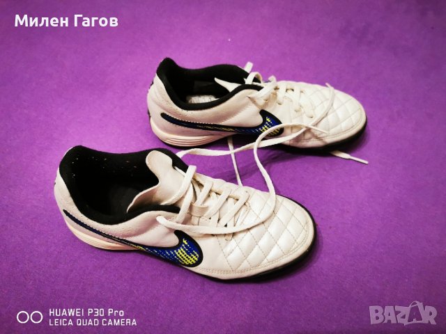 Детски спортни маратонки Nike, тип "стоножки", номер 35, почти нови. , снимка 1 - Футбол - 43430096